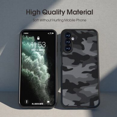 Защитный чехол IBMRS Military для Samsung Galaxy A14 (А145) - Grid Camouflage