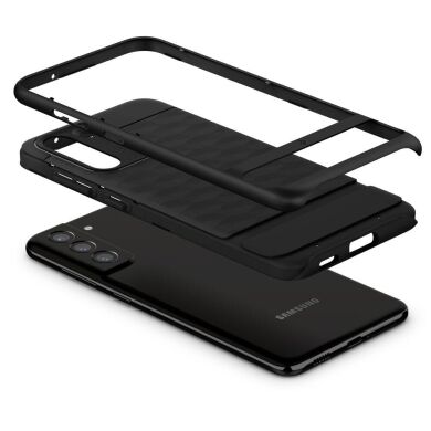 Защитный чехол Caseology Parallax by Spigen для Samsung Galaxy S21 FE (G990) - Matte Black