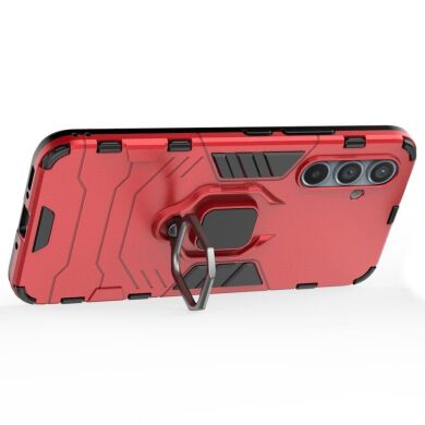 Защитный чехол Deexe Hybrid Case для Samsung Galaxy A54 (A546) - Red
