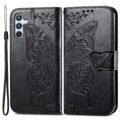 Чехол UniCase Butterfly Pattern для Samsung Galaxy A54 (A546) - Black