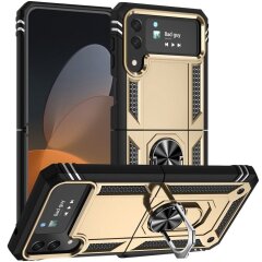 Защитный чехол Deexe Armor Case (FF) для Samsung Galaxy Flip 4 - Gold