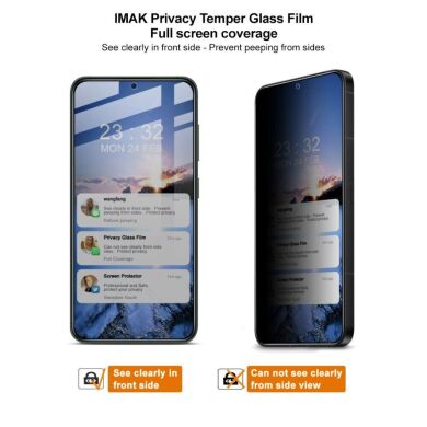 Защитное стекло IMAK HighPrivacy для Samsung Galaxy S24 Plus - Black