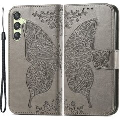 Чохол UniCase Butterfly Pattern для Samsung Galaxy A25 (A256) - Grey