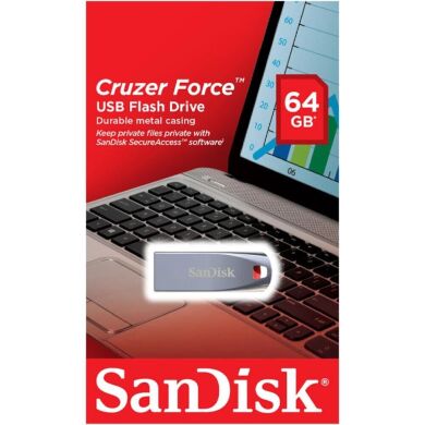Флеш-память SanDisk Cruzer Force 64GB USB2.0 - Black