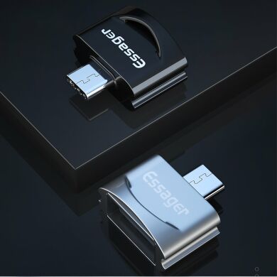 Адаптер ESSAGER UC100 Type-C to USB - Black