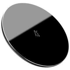 Бездротовий зарядний пристрій Baseus Simple Wireless Charger (15W) WXJK-B01 - Black