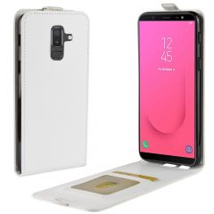 Чехол Deexe Flip Case для Samsung Galaxy J8 2018 (J810) - White