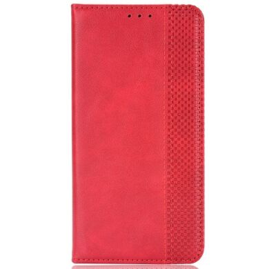Чехол Deexe Retro Style для Samsung Galaxy S21 FE (G990) - Red