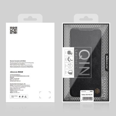 Чехол-книжка NILLKIN Qin Series для Samsung Galaxy A22 (A225) - Black
