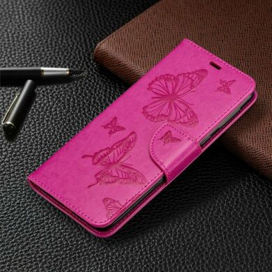 Чехол UniCase Butterfly Pattern для Samsung Galaxy A21 (A215) - Rose