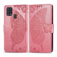 Чехол UniCase Butterfly Pattern для Samsung Galaxy M31 (M315) - Pink