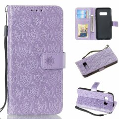 Чехол UniCase Leaf Wallet для Samsung Galaxy S10e (G970) - Purple