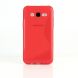Силиконовая накладка Deexe S Line для Samsung Galaxy J5 (J500) - Red. Фото 3 из 5