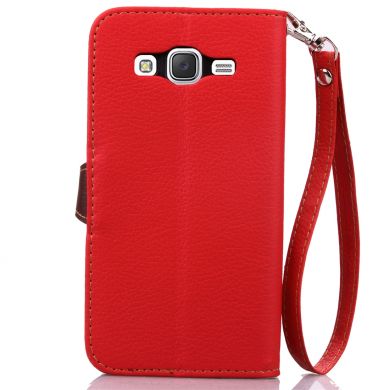Чехол Deexe Leaf Buckle для Samsung Galaxy J7 (J700) / J7 Neo (J701) - Red
