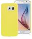 Пластиковая накладка Deexe Hard Shell для Samsung Galaxy S6 (G920) - Yellow. Фото 1 из 3