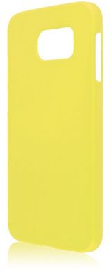 Пластиковая накладка Deexe Hard Shell для Samsung Galaxy S6 (G920) - Yellow