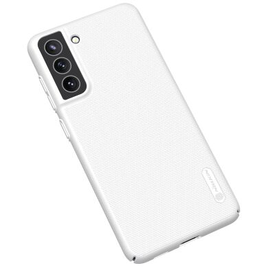 Пластиковый чехол NILLKIN Frosted Shield для Samsung Galaxy S21 FE (G990) - White