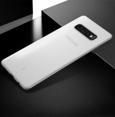 Пластиковый чехол X-LEVEL Ultra-thin для Samsung Galaxy S10 Plus (G975) - Transparent White