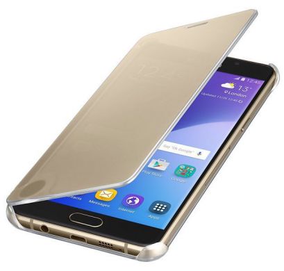 Чехол Clear View Cover для Samsung Galaxy A5 (2016) EF-ZA510CFEGRU - Gold