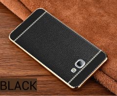 Силиконовый чехол Deexe Leather Skin для Samsung Galaxy A5 2017 (A520) - Black