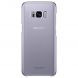 Пластиковый чехол Clear Cover для Samsung Galaxy S8 (G950) EF-QG950CVEGRU - Violet. Фото 1 из 5