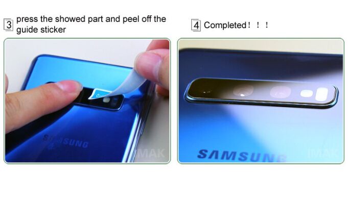 Защитное стекло на камеру IMAK Integrated Lens Protector для Samsung Galaxy S21 Plus (G996) - Black