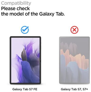 Защитное стекло Spigen (SGP) Glas.tR EZ Fit (FT) для Samsung Galaxy Tab S7 FE (T730/T736)