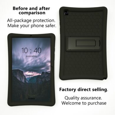 Защитный чехол Deexe Defender Stand для Samsung Galaxy Tab A7 10.4 (2020) - Black
