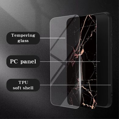 Защитный чехол Deexe Gradient Pattern для Samsung Galaxy A55 (A556) - Black