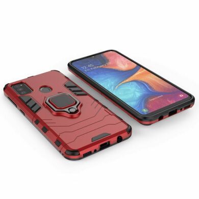 Защитный чехол Deexe Hybrid Case для Samsung Galaxy M30s (M307) / Galaxy M21 (M215) - Red