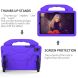 Защитный чехол Deexe Kids Stand для Samsung Galaxy Tab A8 10.5 (X200/205) - Purple. Фото 4 из 6