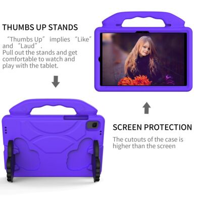 Защитный чехол Deexe Kids Stand для Samsung Galaxy Tab A8 10.5 (X200/205) - Green