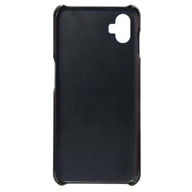 Защитный чехол Deexe Leather Back Cover для Samsung Galaxy A05 (A055) - Black