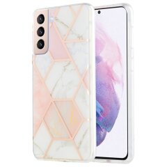 Захисний чохол Deexe Marble Pattern Samsung Galaxy S21 Plus (G996) - Pink