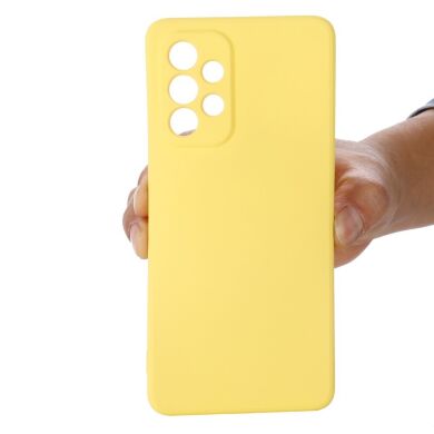 Защитный чехол Deexe Silicone Case для Samsung Galaxy A33 (A336) - Yellow
