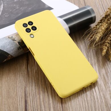 Защитный чехол Deexe Silicone Case для Samsung Galaxy M32 (M325) - Yellow