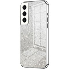 Защитный чехол Deexe Sparkles Cover для Samsung Galaxy S22 (S901) - Silver