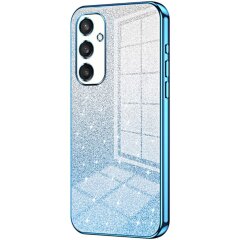 Защитный чехол Deexe Sparkles Cover для Samsung Galaxy S24 Plus - Blue