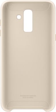 Защитный чехол Dual Layer Cover для Samsung Galaxy J8 2018 (J810) EF-PJ810CFEGRU - Gold