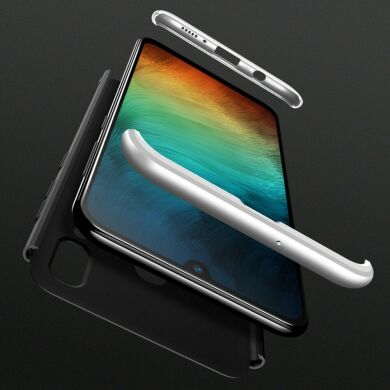 Защитный чехол GKK Double Dip Case для Samsung Galaxy A30 (A305) / A20 (A205) - Silver / Black