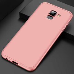 Защитный чехол GKK Double Dip Case для Samsung Galaxy A6 2018 (A600) - Rose Gold