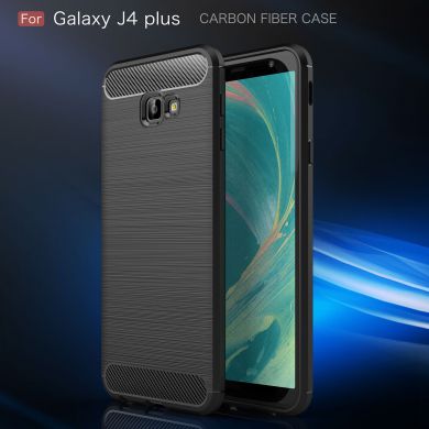 Защитный чехол UniCase Carbon для Samsung Galaxy J4+ (J415) - Grey