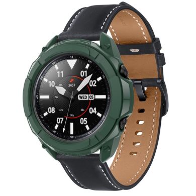 Защитный чехол UniCase Scale Ring Protection для Samsung Galaxy Watch 3 (41mm) - Army Green