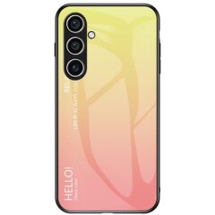 Защитный чехол Deexe Gradient Color для Samsung Galaxy S24 - Yellow
