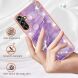 Защитный чехол Deexe Marble Style для Samsung Galaxy A34 (A346) - Light Purple. Фото 2 из 5