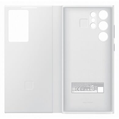 Чехол-книжка Smart Clear View Cover для Samsung Galaxy S22 Ultra (S908) EF-ZS908CWEGRU - White