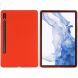 Защитный чехол Deexe Silicone Shell для Samsung Galaxy Tab S7 (T870/875) / S8 (T700/706) - Red. Фото 2 из 12
