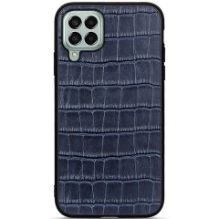 Кожаный чехол UniCase Croco Skin для Samsung Galaxy M33 (M336) - Blue