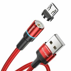 Дата-кабель ESSAGER Magnetic Connecting MicroUSB (1m) - Red