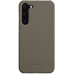 Шкіряний чохол MELKCO Leather Case для Samsung Galaxy S22 (S901) - Grey